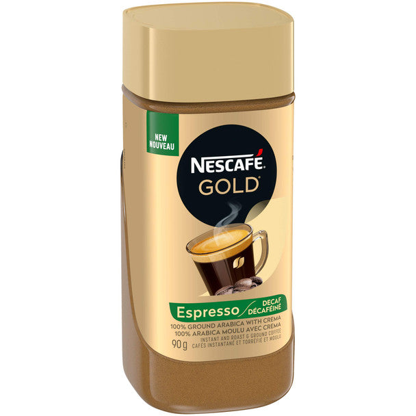 Order Nescafé 1 Gold Espresso Decaf Instant Coffee - 90g/3.2oz