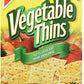 Christie Vegetable Thins, 40% Less Fat, Crackers, 200g/7oz.