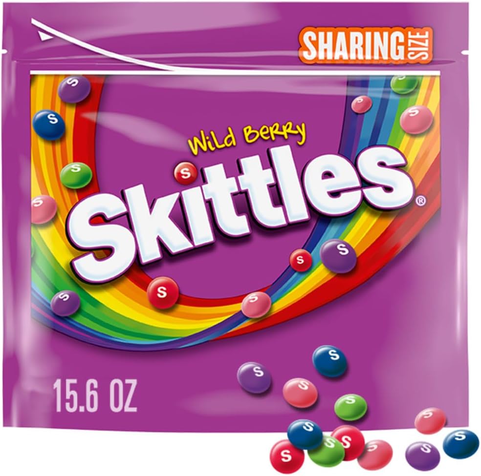 SKITTLES Wild Berry Fruity Candy, 15.6 Ounce Pouch