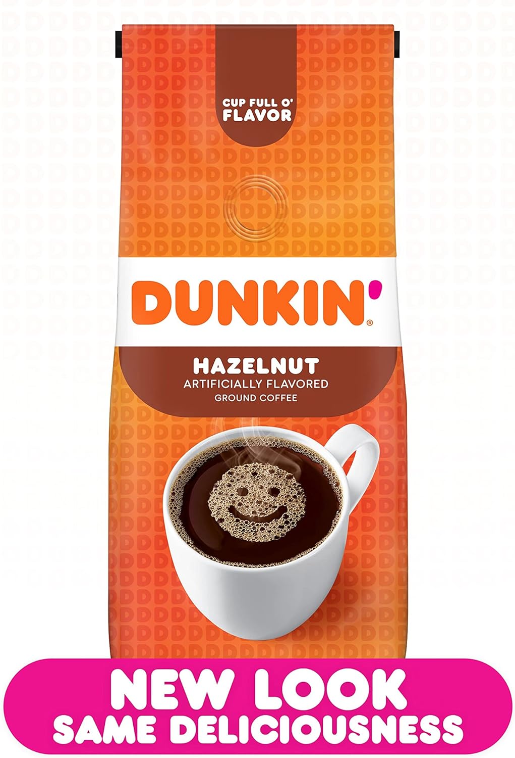 Dunkin' Hazelnut Flavored Ground Coffee, 12 Ounces