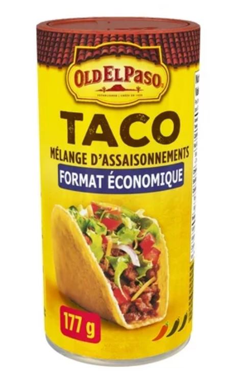 Old El Paso, Taco Seasoning Mix Original, Value Size, 177g/6.2oz