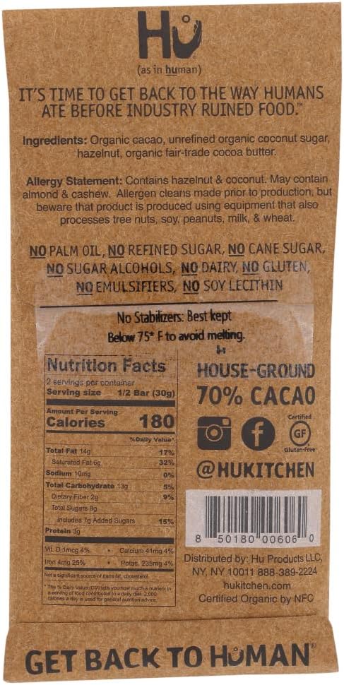 Hu Hazelnut Butter Dark Chocolate - 2.1oz