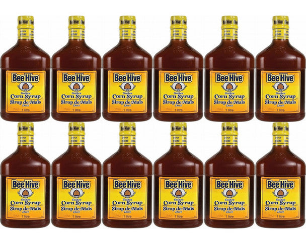 BeeHive Gluten Free Golden Corn Syrup,1 Litre/33.8oz., 12ct, .