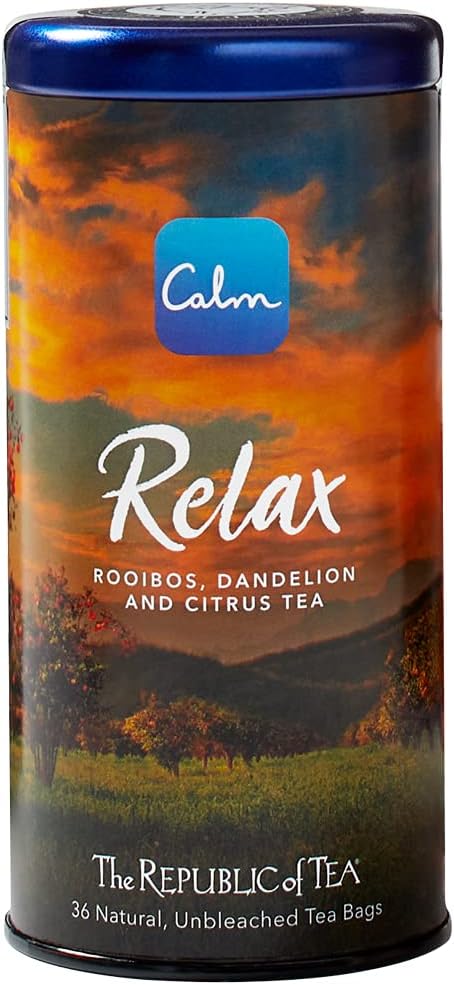 The Republic of Tea - Calm Relax, Caffeine Free, 36 Tea Bags