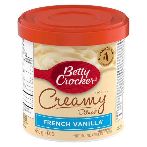 Get Betty Crocker Gluten Free Creamy Deluxe French Vanilla Frosting - 450g/15.75oz