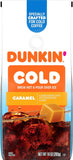 Dunkin Cold Caramel Flavored Ground Coffee, 10 oz. Bag