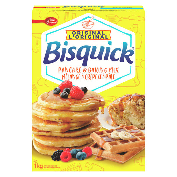 Get Original Bisquick Pancake & Baring Baking Mix 1kg/35.27oz