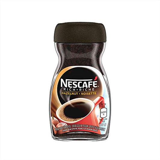 NESCAFE Rich Hazelnut, Instant Coffee, 100g Jar, .