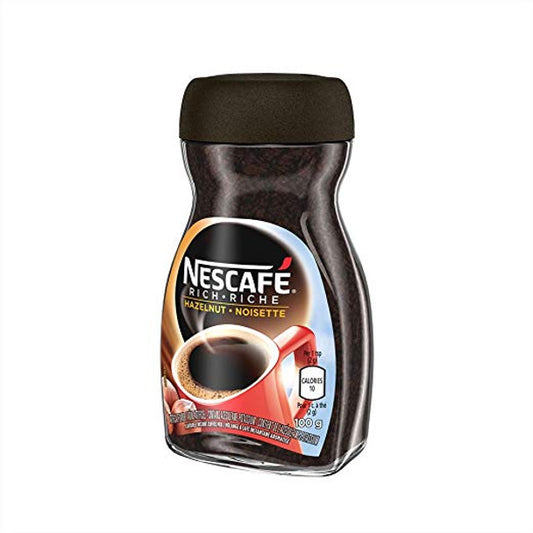 NESCAFE Rich Hazelnut, Instant Coffee, 100g Jar, .