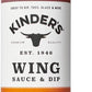 Kinder's Bourbon Peach BBQ Wing Sauce 15.5 oz