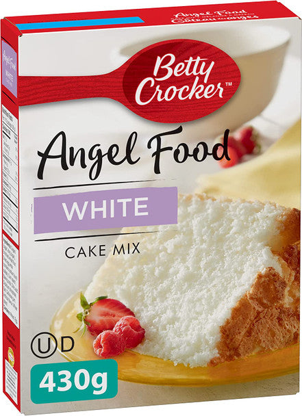 Betty Crocker, Angel Food White Cake Mix, 430g/15 oz. Box .