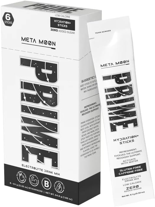 Prime Hydration Drink Mix Sticks Meta Moon - 6 Pack