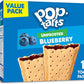 Kellogg's Pop-Tarts Unfrosted - Toaster Pastries Breakfast for Kids, 16 Count, 27 oz (Unfrosted Blueberry)