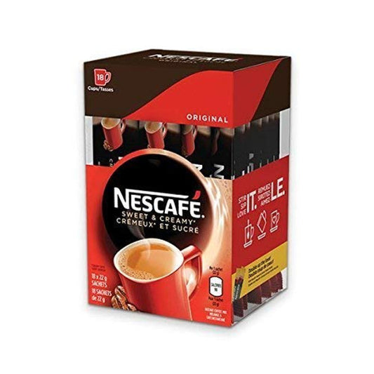 Nescafe Sweet & Creamy Original Sachets, 18ct x 22g, .