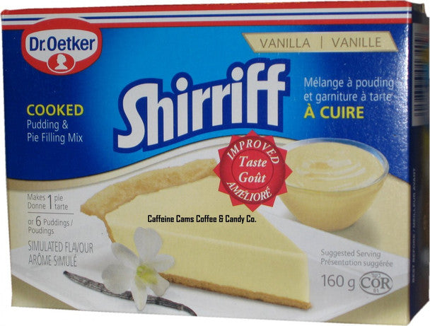 Dr. Oetker Shirriff Pie Filling and Dessert Mix, Vanilla, 160g/5.6 oz. {Canadian}