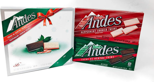 Andes Creme De Menthe & Peppermint Crunch Thins Gift Box, 4.67 oz