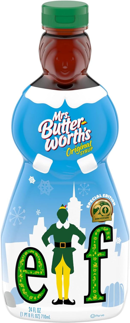 'Mrs. Butterworth's Original Pancake Syrup, Elf Movie Special Edition, 24 fl oz