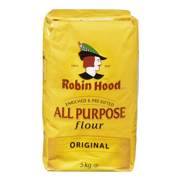 Robin Hood All Purpose Original Flour 5kg bag .
