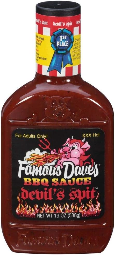 Famous Dave's Devil's Spit BBQ Sauce, 19 oz