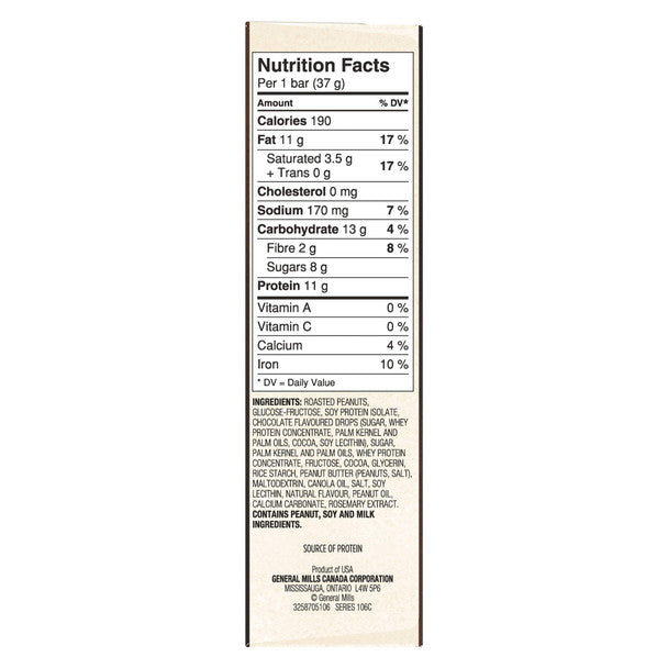 Nature Valley Protein Peanut Butter Dark Chocolate, 4ct, 148g/5.2 oz. {Canadian}