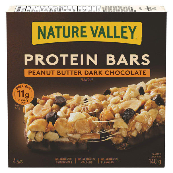 Nature Valley Protein Peanut Butter Dark Chocolate, 4ct, 148g/5.2 oz. {Canadian}