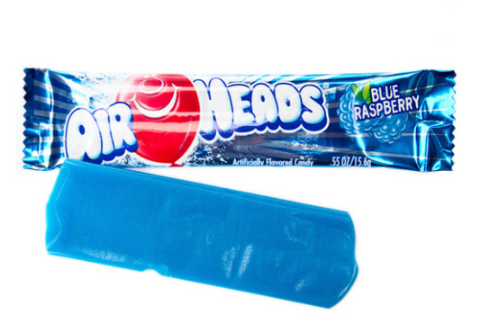 Shop Airheads Candy Bars Blue Raspberry 0.55 Ounce (Pack of 36)