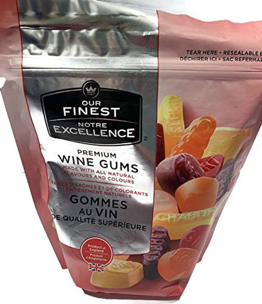 Our Finest Premium Wine Gums 400g/14.1 oz., bag, .