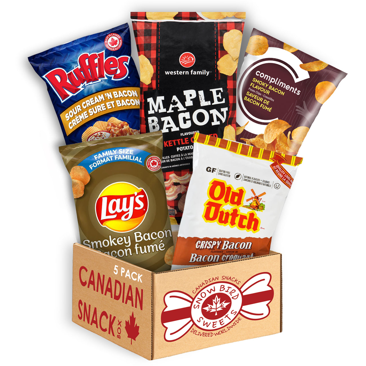 Canadian Bacon Chips (Pack of 5)