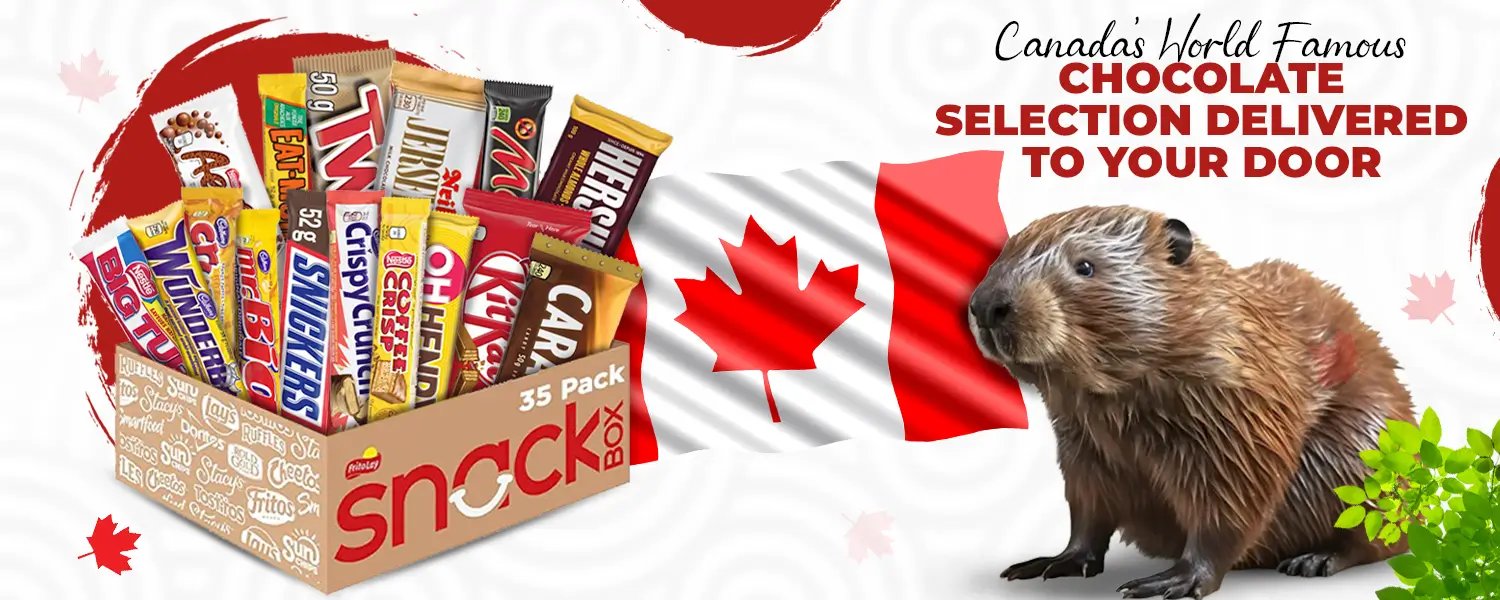 Buy Best Canadian Chocolate Snack Products - Cadbury, Mars, Neilson Jersey, Nestle, Hershey, Macaroons, Bridge, Coffee Crisp, Oh Henry, Reese, Caramilk, And Many More