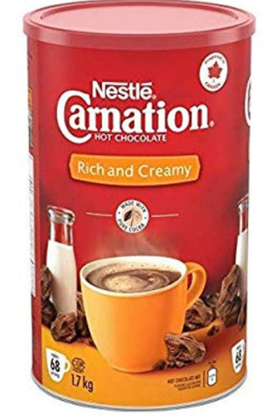 CARNATION Nestle Rich and Creamy Hot Chocolate, 1.7kg/3.7lbs, Canister