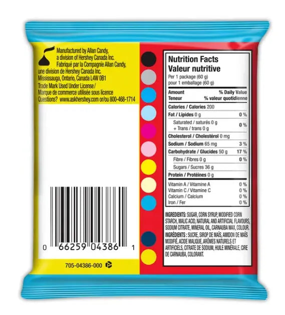 Jolly Rancher Misfits Gummies Candy - 60g/2.1oz (18 Pack) – Snowbird Sweets