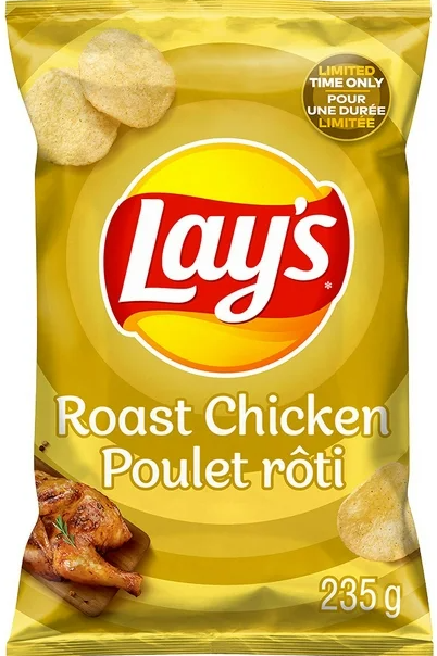 Lay's Roast Chicken flavoured potato chips, 235g