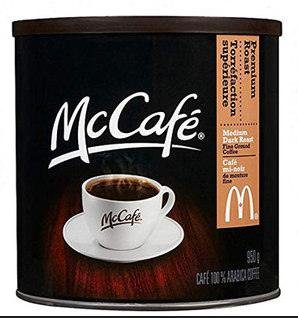 McCafe Premium Roast Ground Coffee 950g/33.5 oz Canister (2pk) .