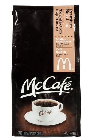McCafe Premium Roast Ground Coffee, 340g/12 oz