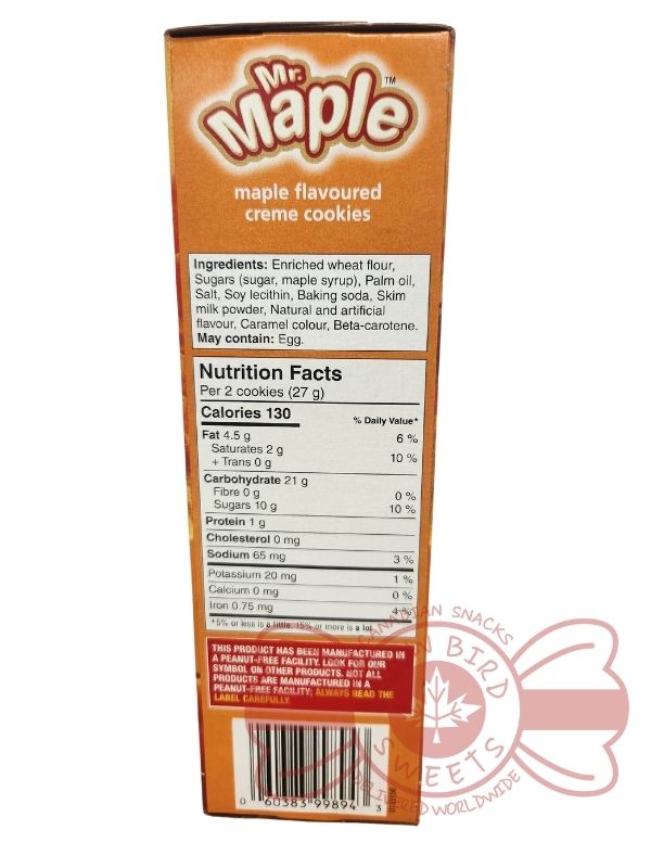 Mr-Maple-Maple-Flavored-Creme-Cookies-325g-Side-Nutritionfacts-Ingredients