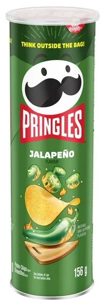 Pringles Jalapeno Flavour Potato Chips, 156g, 156g