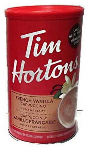 Buy Tim Hortons French Vanilla Cappuccino Sweet Creamy 454g/16oz