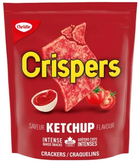 Crispers Ketchup Cracker Snacks, 145G