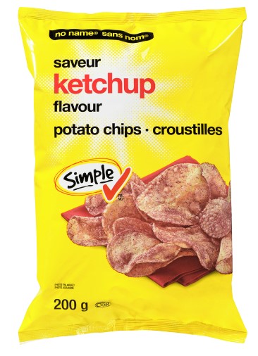 No Name Ketchup Potato Chips 200g