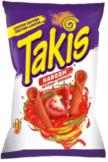 Takis Kaboom Ketchup-Sriracha Rolled Tortilla Chips
