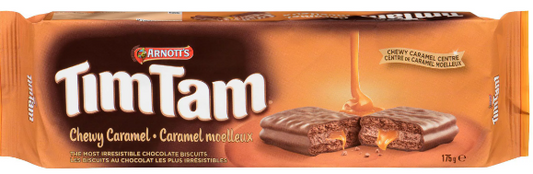 Arnott's Tim Tam Chewy Caramel Cookies 175g