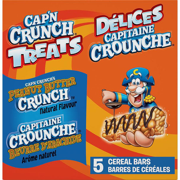 Order Cap'n Crunch Treats Peanut Butter Crunch Bars 5ct 110g/3.8oz