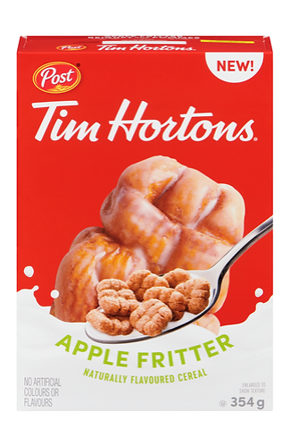 Tim Hortons Apple Fritter Flavoured Cereal 354g