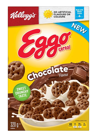 Kellogg's Eggo Cereal Chocolate Flavour 320g