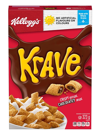 Kellogg’s Krave Chocolate Flavour Cereal 323g