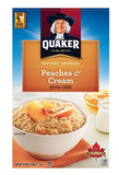 Quaker Peaches & Cream Instant Oatmeal - 264g