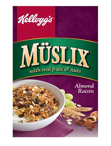 Kellogg's Müslix Almond Raisin Cereal - 450g