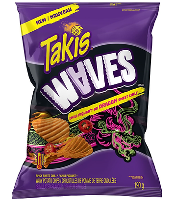 Takis Waves Dragon Sweet Chili Wavy Potato Chips 190g