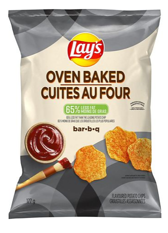 Lay's Oven Baked Potato Chips BBQ 177g