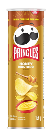 Pringles Honey Mustard Potato Chips 156g
